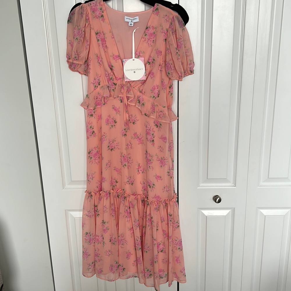 Loveshackfancy for target, size 8 tiered dress